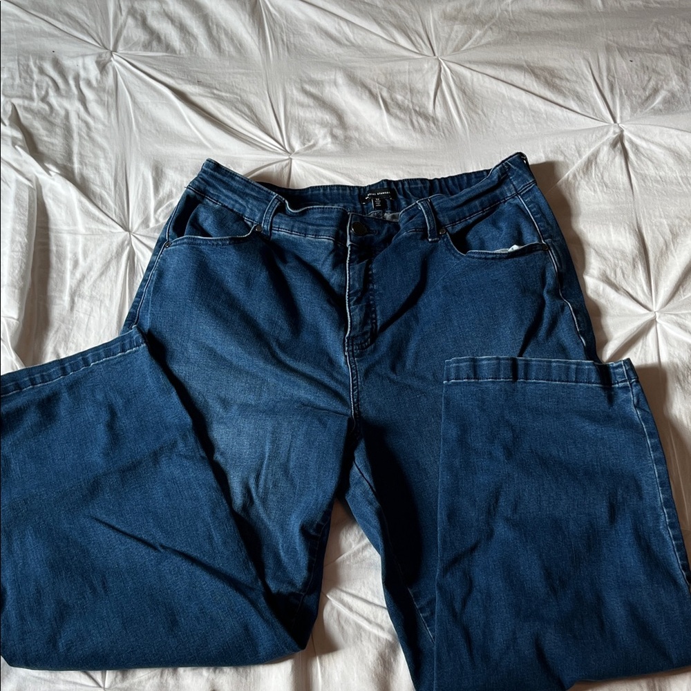 Universal Standard Deep Blue Relaxed Jeans